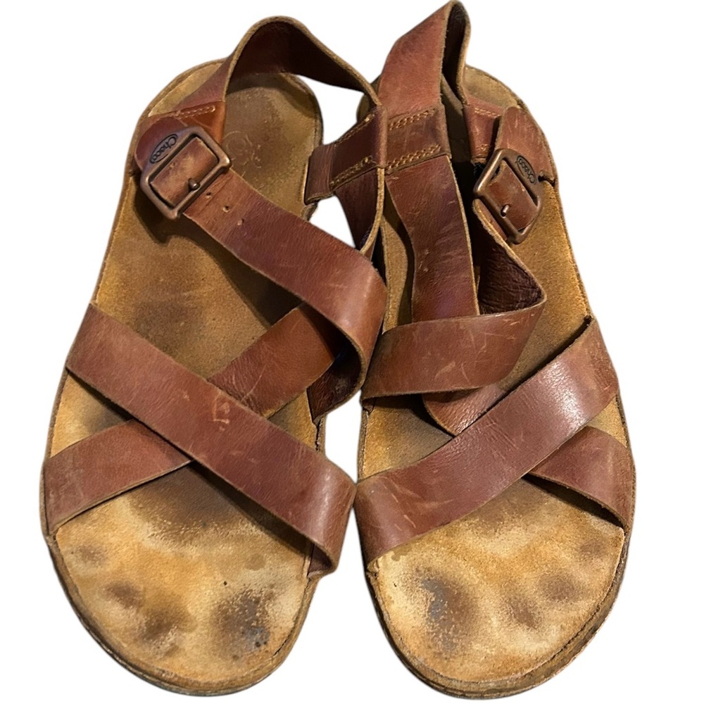 Chaco Women's Wayfarer Sandals US 7 EU 38 Style: J106528 Rust Brown